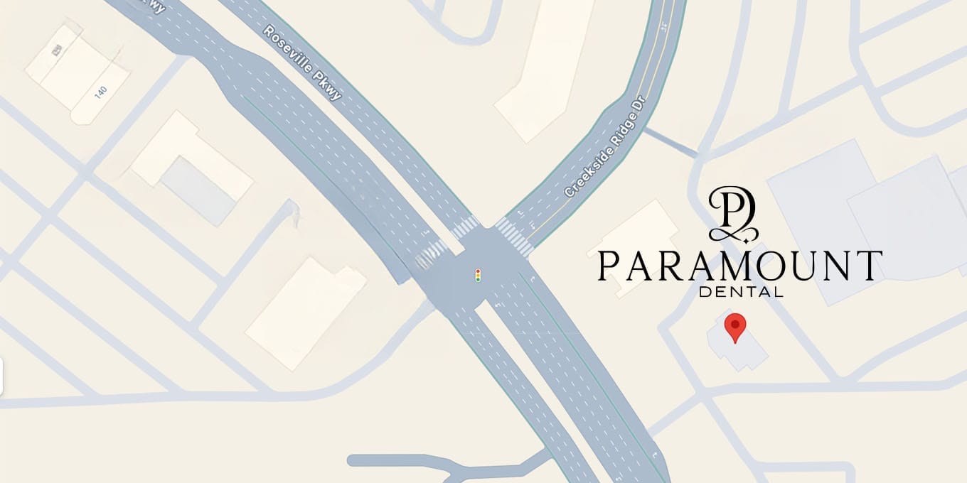 Map of Paramount Dental location